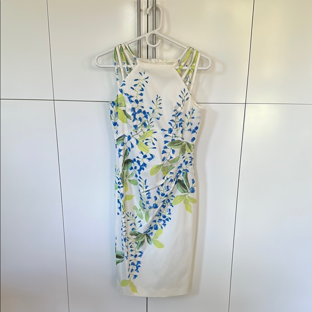 Karen Millen White Floral Sheath Dress